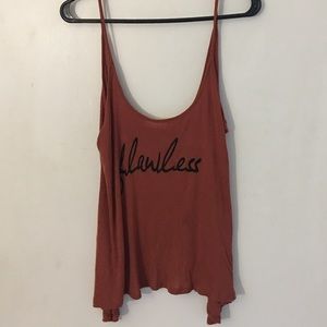 Brown Flawless Spaghetti Strap Tank Top